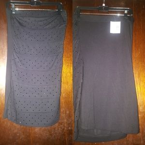 Black G By Guess Tube Top Dress Size L NWT